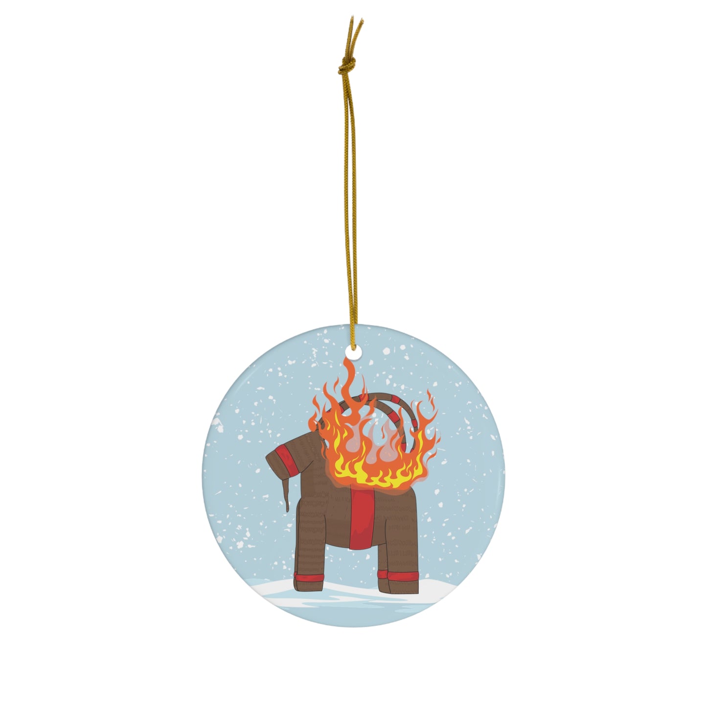 Snowing Tree Ornament